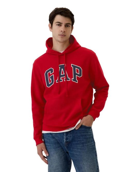 Sudadera con capucha GAP para hombre con el logotipo Heritage color rojo Apple talla XL