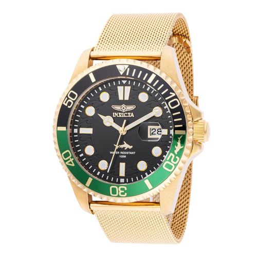 Reloj Invicta Pro Diver para hombre 43 mm acero inoxidable dorado