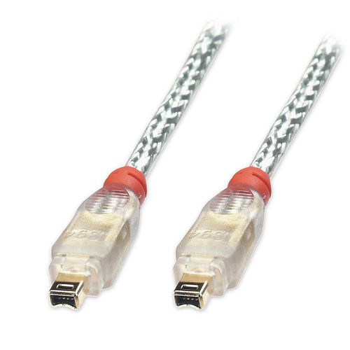 Cable FireWire Lindy 4 Pines Macho a Macho 1 m Transparente