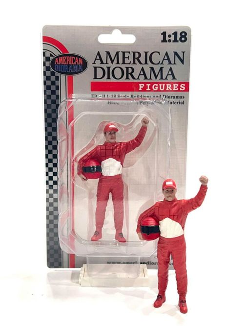 Figura Leyenda de Carreras American Diorama de los 90 en Escala 1:18