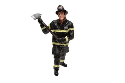 Figura de Bombero American Diorama con Hacha 1:18