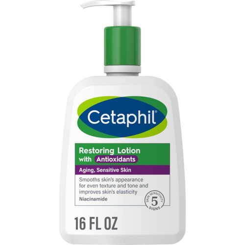 Loción corporal Cetaphil Restoring con antioxidantes 473 ml para el envejecimiento