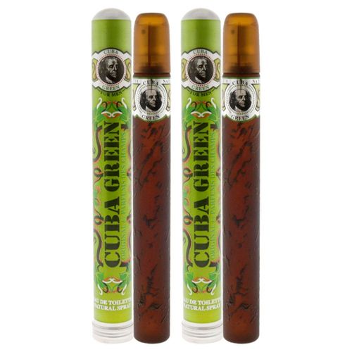 Perfume Cuba Green de Cuba para hombre 35 ml aerosol EDT paquete de 2