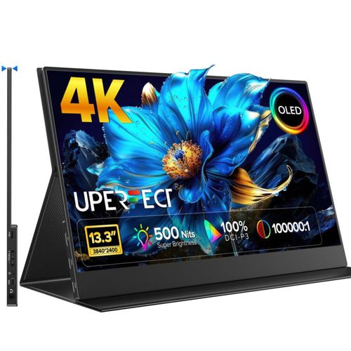 Monitor portátil UPERFECT 4K OLED 133" 3840x2160 500nits