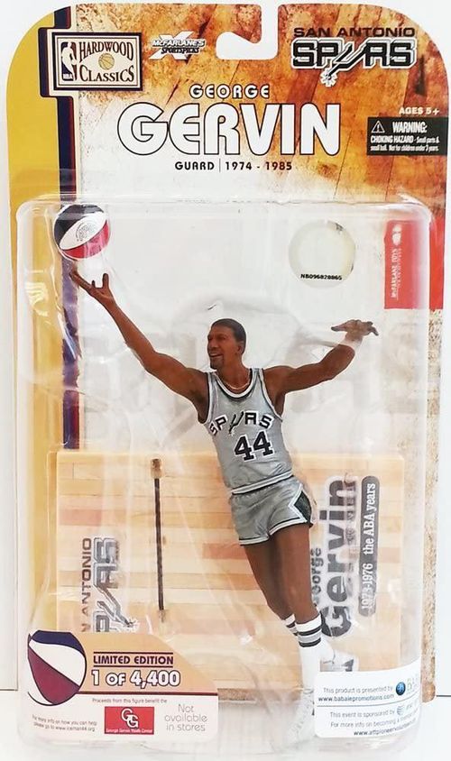 Figura de acción McFarlane Toys NBA Sports Picks Legends Gervin
