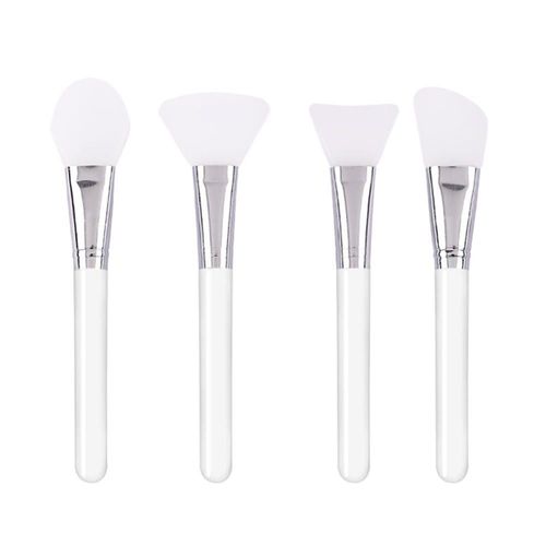 Juego de cepillos de silicona para mascarillas TIKMOON con mango transparente