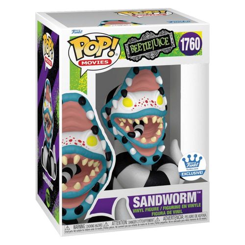 Figura Funko POP Sandworm Beetlejuice vinilo 1760 exclusivo