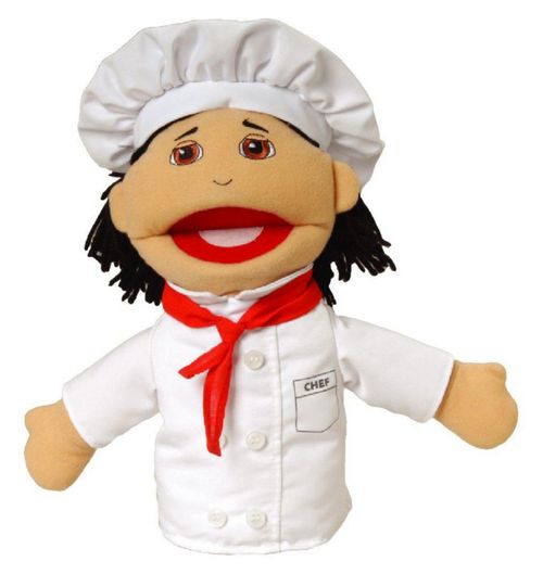 Marioneta de mano Marvel MTC-318 Education Felt Chef Talking 23 cm