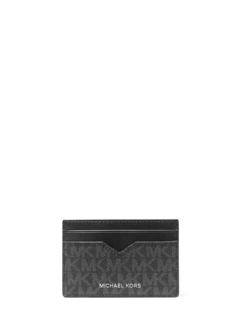 Tarjetero Michael Kors Hudson Black/Black Signature