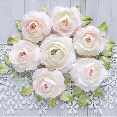 Flores Lapoo troqueladas para álbumes de recortes duraderas