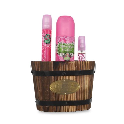 Set Cuba Jungle Snake 3pzs 100ml Eau de Parfum/ 35ml Eau de Parfum/ 15ml Eau de Parfum