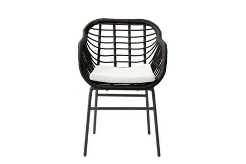 Set de 4 Sillas para Exterior Karelia Negro Kessa Muebles