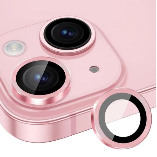Mica Premium Mr. Gadgets Protector Lente Camara Aros Para iPhone 11/12 Mini Color Rosa