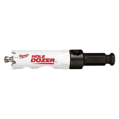 Sierra perforadora Milwaukee Electric de 3/4 pulgadas bimetálica con eje