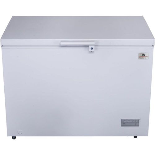 Congelador White-westinghouse 11 Pies WWCCF112316LHWSD Puertas De Cristal Templado Manija Exterior Y Cerradura Con Llave Canastilla Y Luz Interior