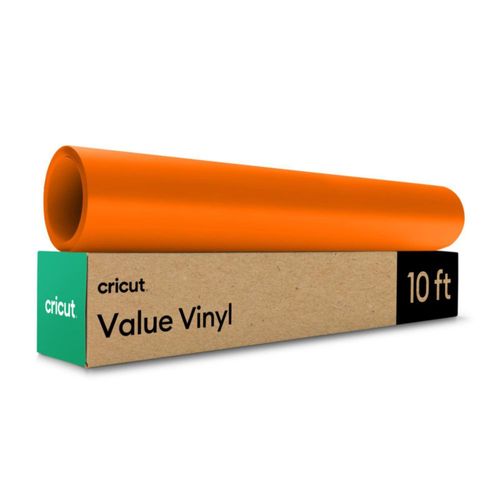 Rollo de vinilo Cricut Value permanente naranja mate 305 cm x 3 m