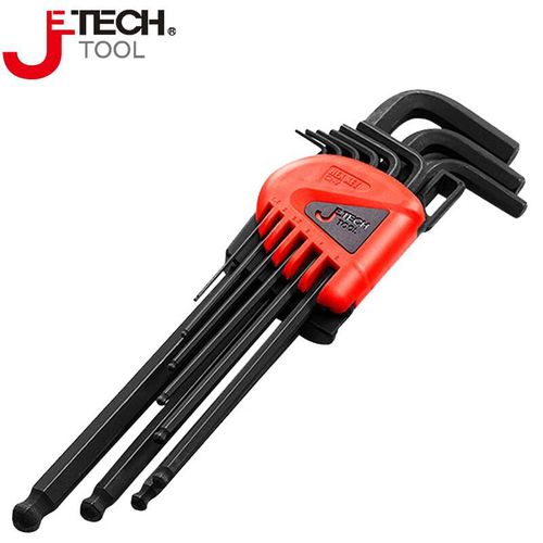Juego de llaves Allen JETECH BM-B9 negro 9 piezas