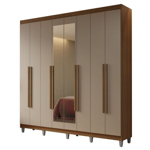 Ropero Closet Madesa Venus 8 Puertas Con Pies 216cm Mc 02