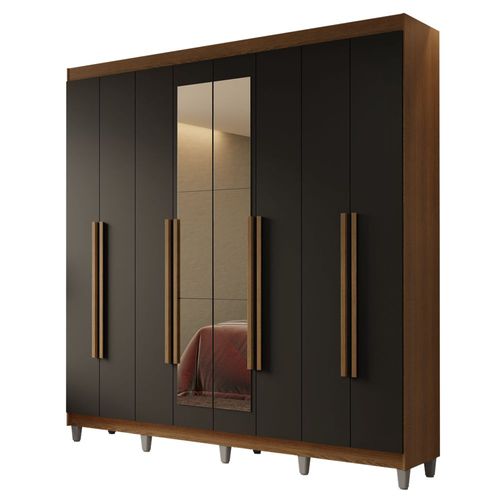 Ropero Closet Madesa Venus 8 Puertas Con Pies 216cm MN 1