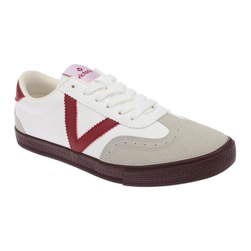 Tenis Victoria para Mujer Rodan V Blanco Rojo