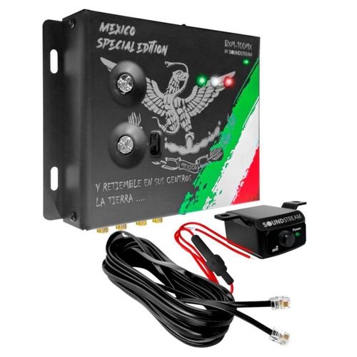 Epicentro Restaurador De Bajos Edición Especial Soundstream BXM-100MX Color Mexico
