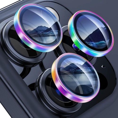 Mica Premium Protector Lente Camara Aros Para iPhone