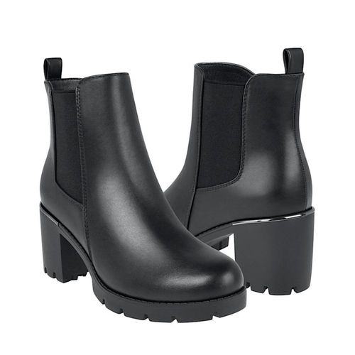BOTINES STYLO MUJER 2409103 SIMIPIEL NEGRO