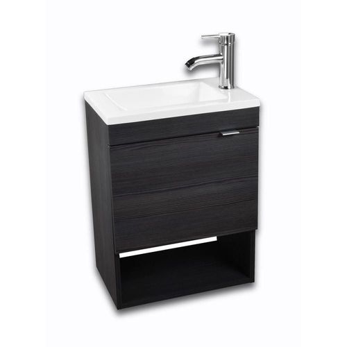 Esatto Mueble Baño Pequeño Bleu Lavabo Llave