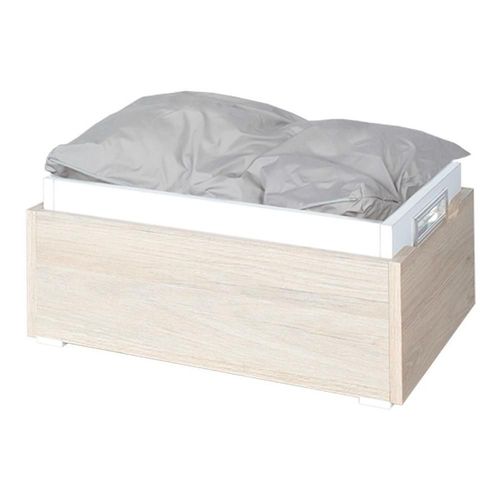Cama para mascotas maderkit color blanco-rovere