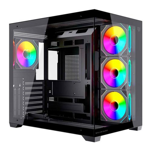 Gabinete gamer balam rush tank gm925 atx 4 fan br-943833