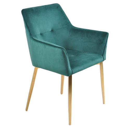 Sillon Alexandra - Verde y Oro