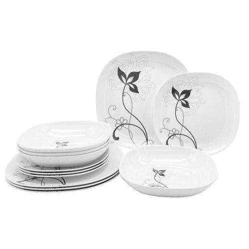 Vajilla de Melamina 12 Pz Cocina Resistente Zante Fraciel