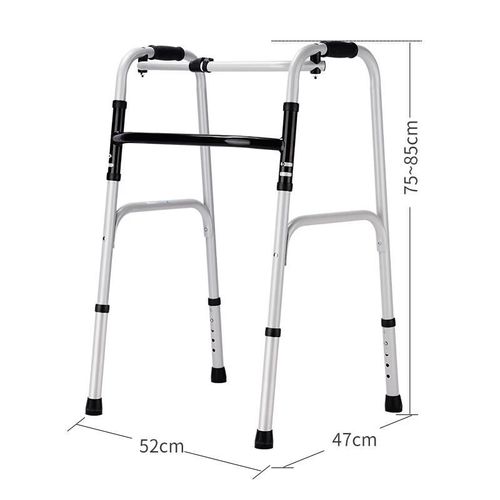 Andadera Yade 4 patas Ajustable 75-85 cm para adultos mayores