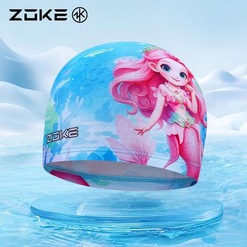 Gorro natación ZOKE tejido elástico niños