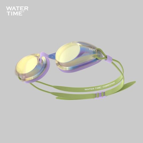 Gafas natación WATERTIME antivaho impermeables mujer púrpura cristal hielo