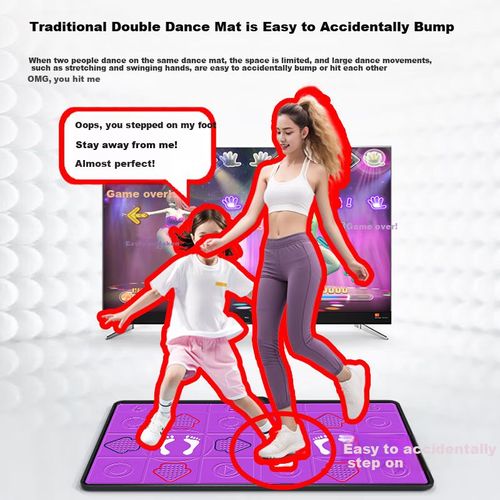 Tapete de baile HongTai inalámbrico sensor movimiento desmontable
