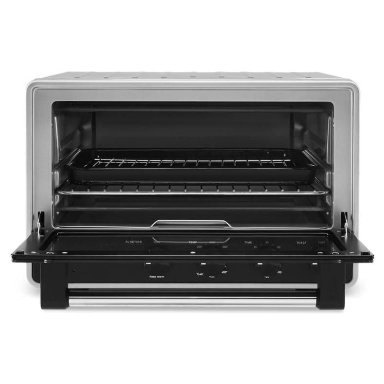 HORNO ELECTRICO DE MESA DE 21 LITROS KITCHENAID KCO213CU PLATEADO - Who has  the best price? - Nau