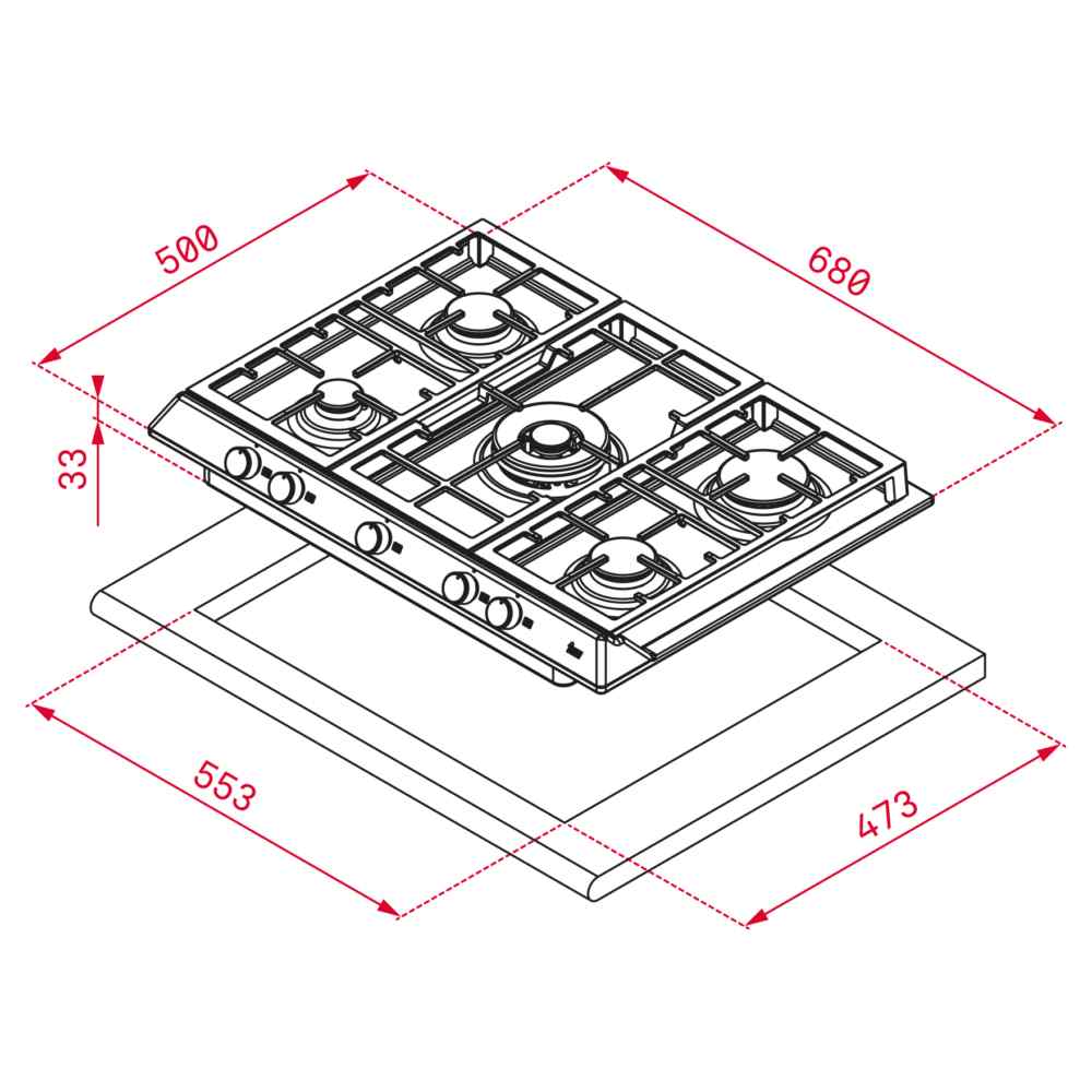 Combo Campana y Parrilla Empotrable Teka Pack Duetto Plus | Elektra