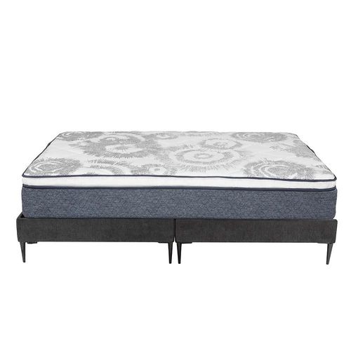 Colchon Restonic Ghana King Size Azul+ Base Cama Slim TRY