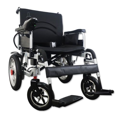Silla De Ruedas Eléctrica Infinity Bariátrica Plegable Con Soporte Hasta 150kg