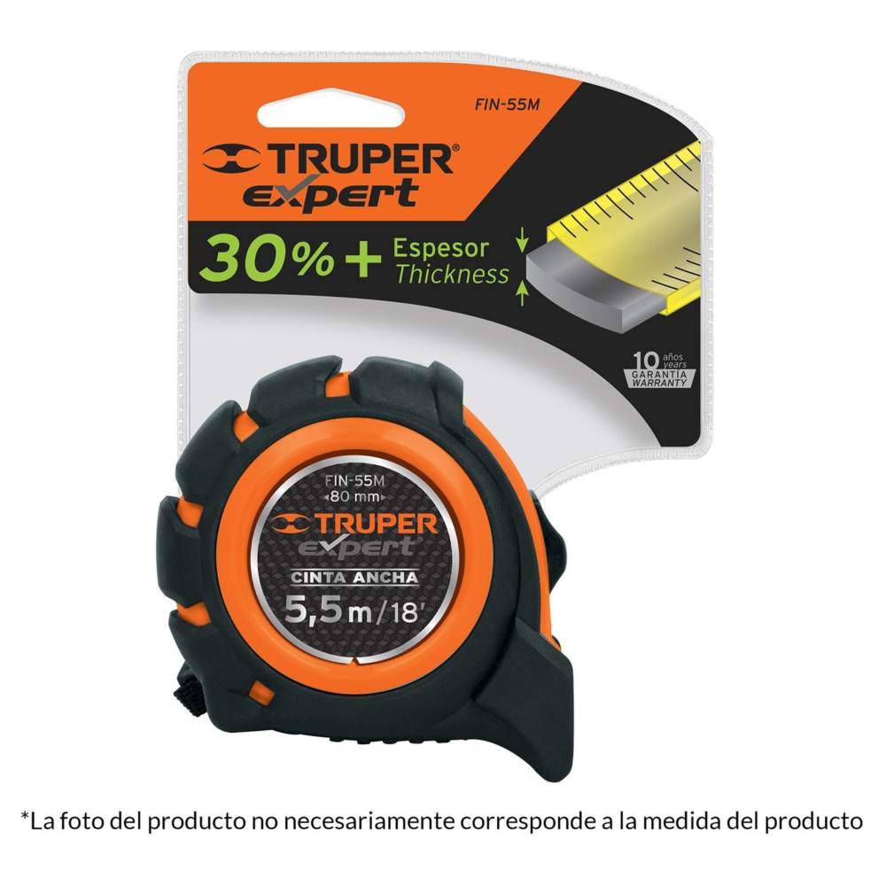 Flexómetro Industrial 8 M Cinta 1 Truper 12696 Elektra Tienda En