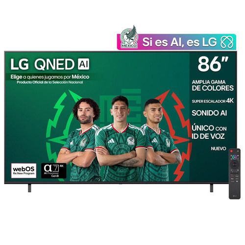 Pantalla 86 Pulgadas LG Smart TV 4K 86QNED73ASA