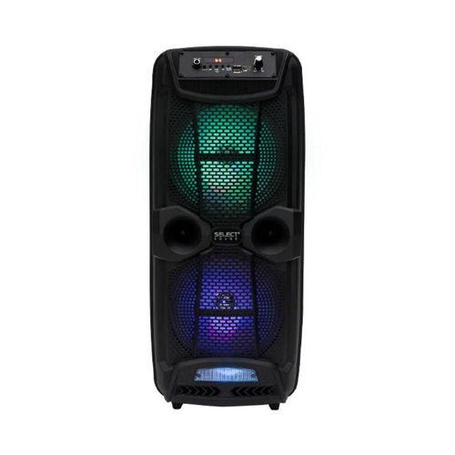 Bafle 2x8 Pulgadas Select Sound Iron Tws Bluetooth 5,000w Color Negro