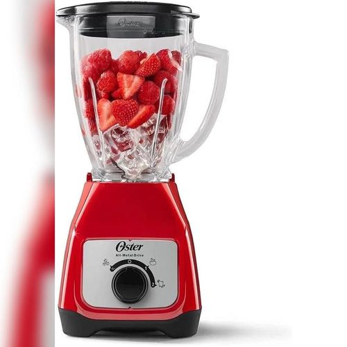 LICUADORA KALIMAN VASO VIDRIO COLOR ROJA 2 VEL 550W (2110250) MARCA OSTER BLSTKAG-RRD