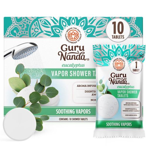 Tabletas de ducha GuruNanda Eucalyptus Vapor 10 unidades