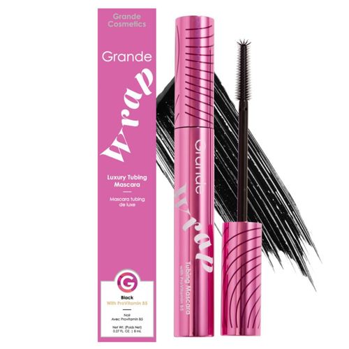 Tubo GrandeWrap de Mascara Grande Cosmetics color negro