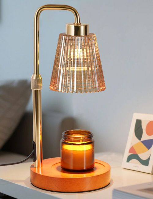 Lámpara calentadora de velas GODONLIF con temporizador regulable para velas en tarro