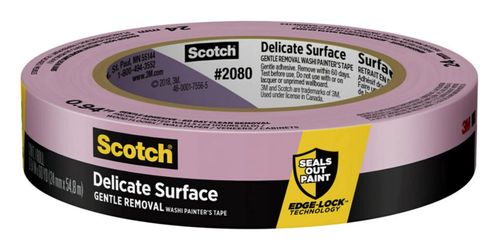 Cinta de pintor para superficies delicadas 24 mm x 55 m 1 rollo
