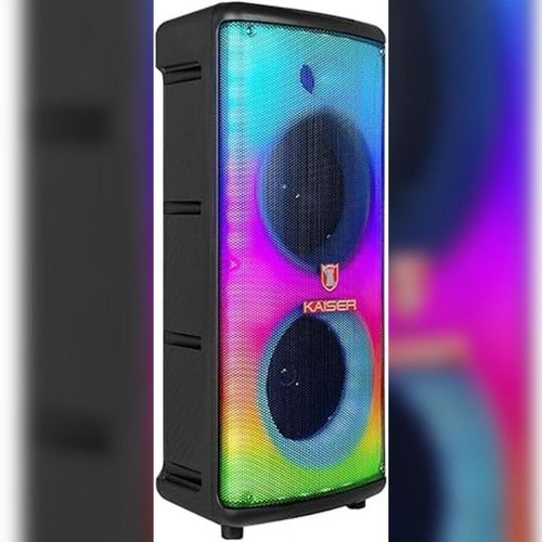 BAFLE 2x6.5" LUZ FLAMA 30W RMS KSR KSW-2066