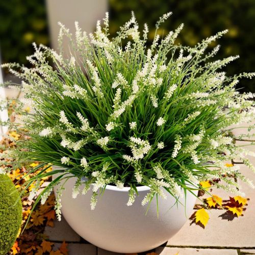 Hierba artificial con forma de mono Ammyoo para decoración de exteriores